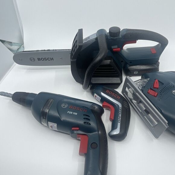 (4) Bosch Toy POWER TOOLS For Kids (Chainsaw, Drill, Saw) - Picture 5 of 5